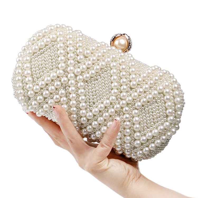 Women Fashion Banquet Party Pearl Handbag Single Shoulder Crossbody Bag