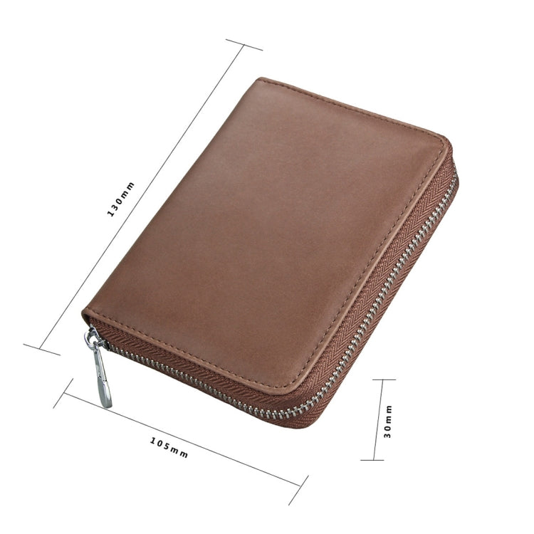 Antimagnetic RFID Multi-functional Genuine Leather Card Package