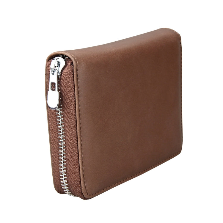 Antimagnetic RFID Multi-functional Genuine Leather Card Package