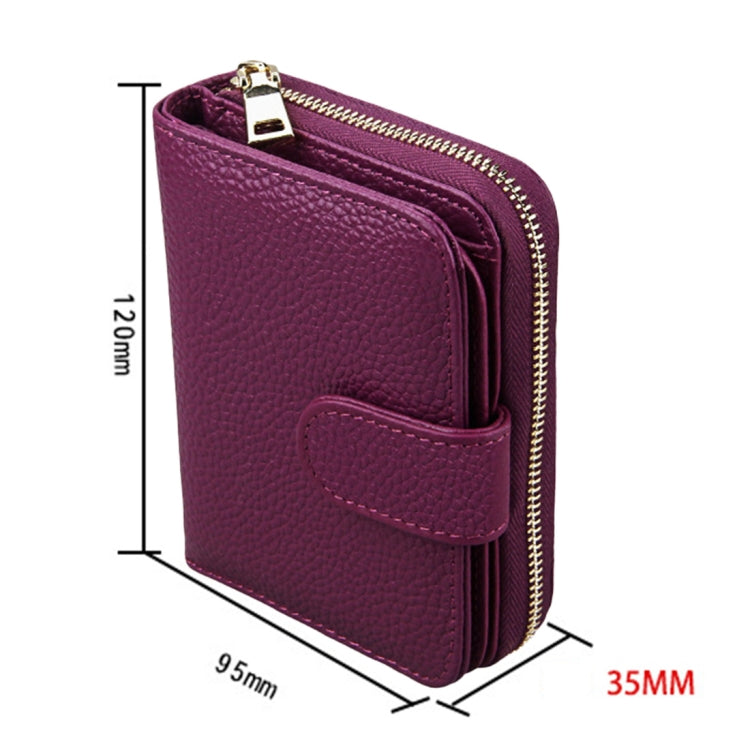 KB132 Female Style Full Grain Cow Leather Multifunctional RFID Wallet/ Card Bag/ Driving License Package