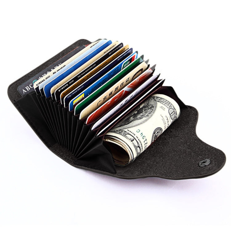 KB39 Simple Fashion Genuine leather Organ Card Bag Candy Color Card Package