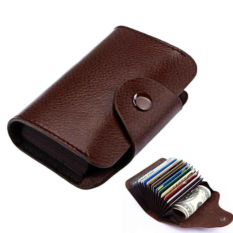 KB39 Simple Fashion Genuine leather Organ Card Bag Candy Color Card Package