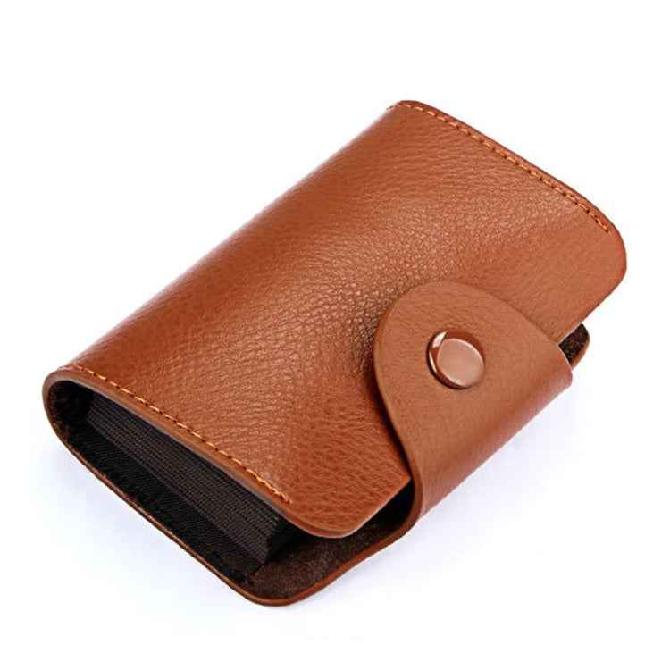 KB39 Simple Fashion Genuine leather Organ Card Bag Candy Color Card Package
