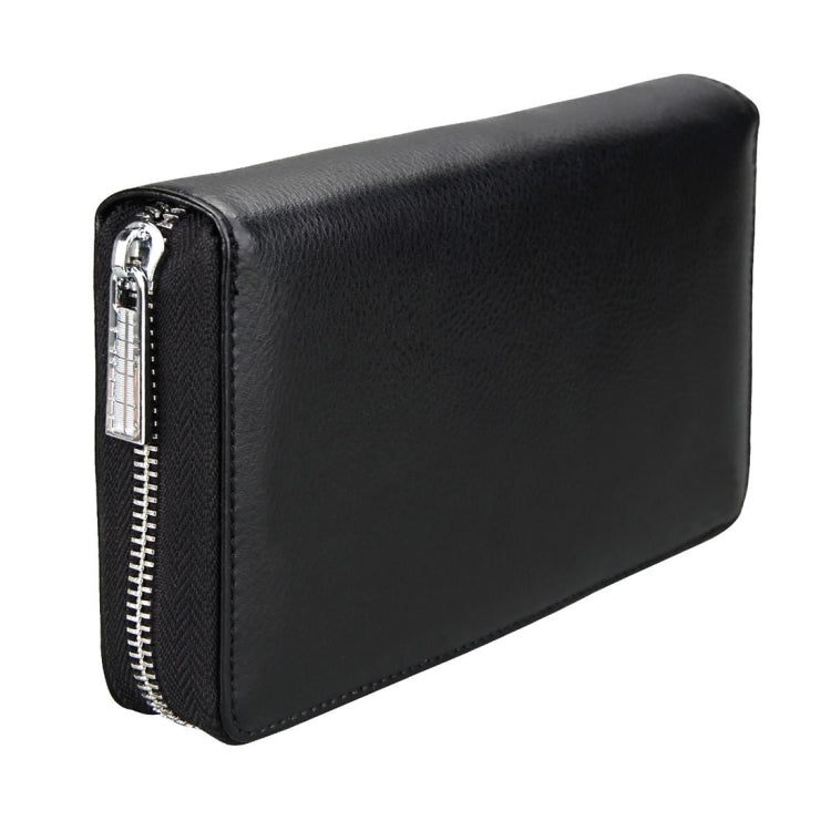 Antimagnetic RFID Large Capacity Long Style Genuine Leather Passport Package / Multifunctional and Many Card Slots Card Package
