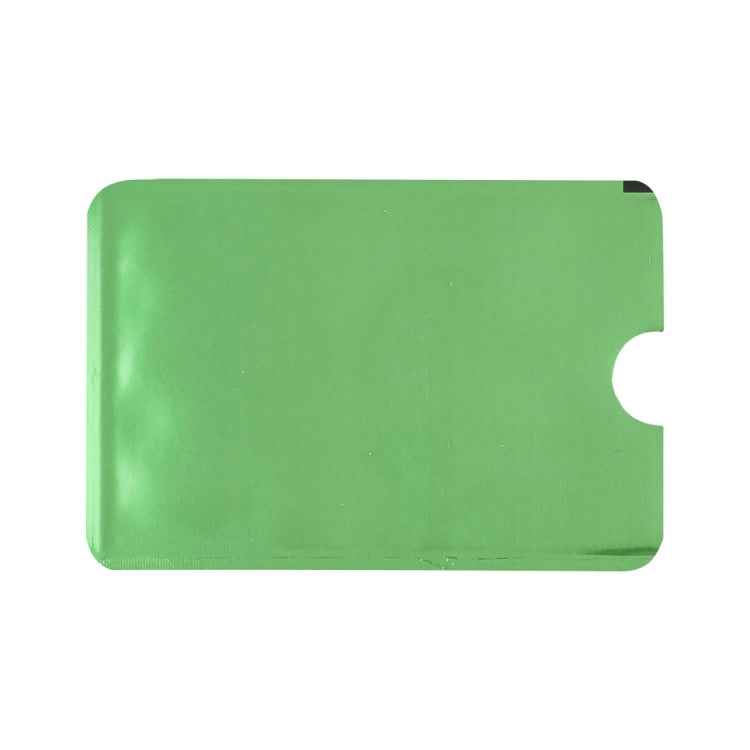 100pcs Aluminum Foil RFID Blocking Credit Card ID Bank Card Case Card Holder Cover, Size: 9 x 6.3cm