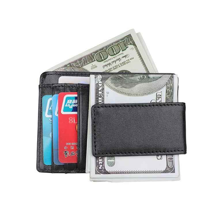 KB80 Antimagnetic RFID Crazy Horse Texture Oil Wax Leather Card Holder Wallet Billfold for Men and Women