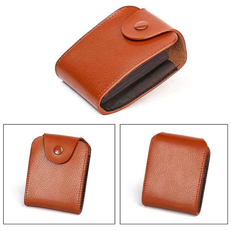 KB187 Litchi Texture Leather Large-capacity Card Holder Wallet