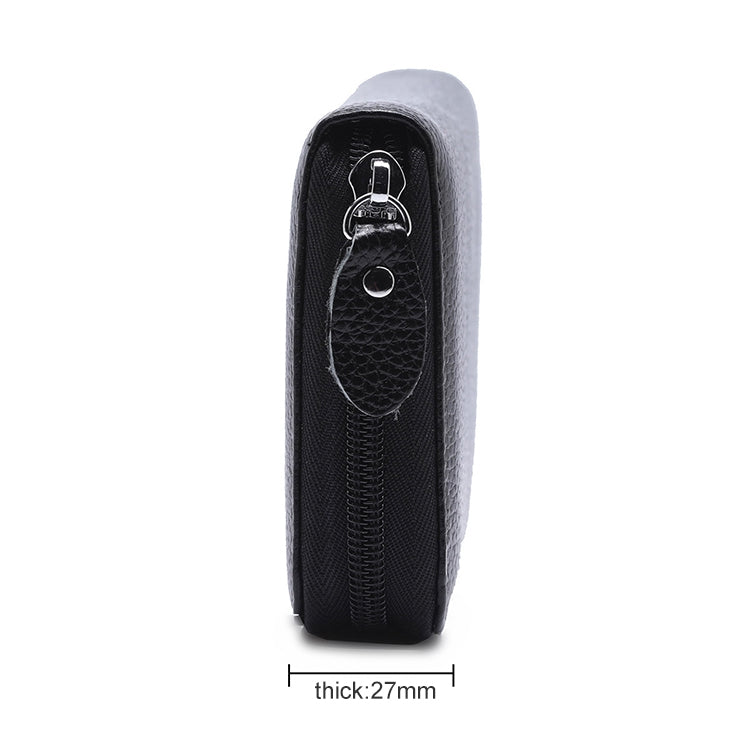 902 Antimagnetic RFID Litchi Texture Women Large Capacity Hand Wallet Purse Phone Bag with Card Slots