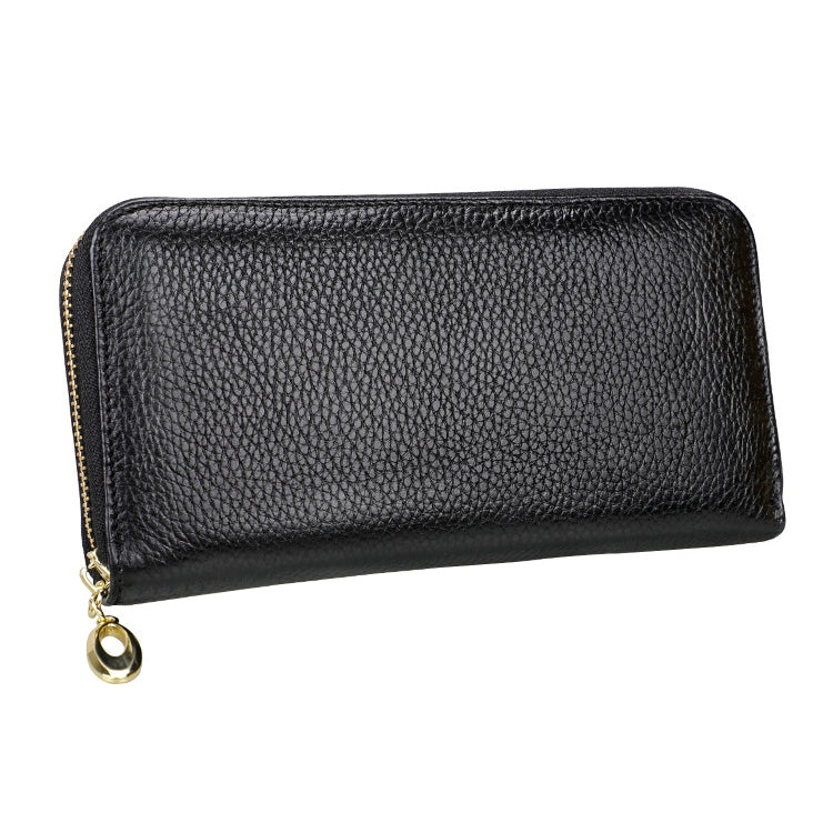 906 Antimagnetic RFID Litchi Texture Women Large Capacity Hand Wallet Purse Phone Bag with Card Slots