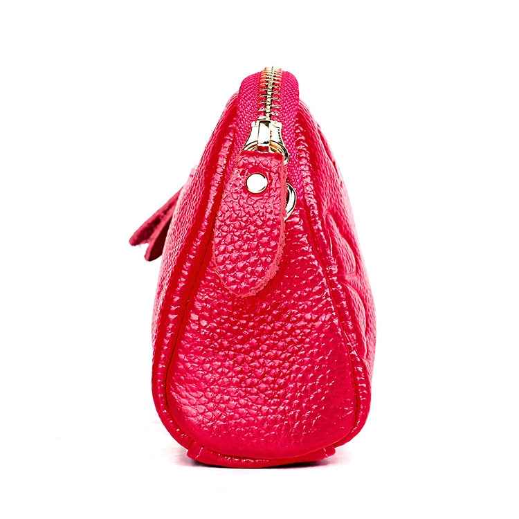 2026 Multifunctional Litchi Texture Women Large Capacity Hand Wallet Shell bag with Card Slots