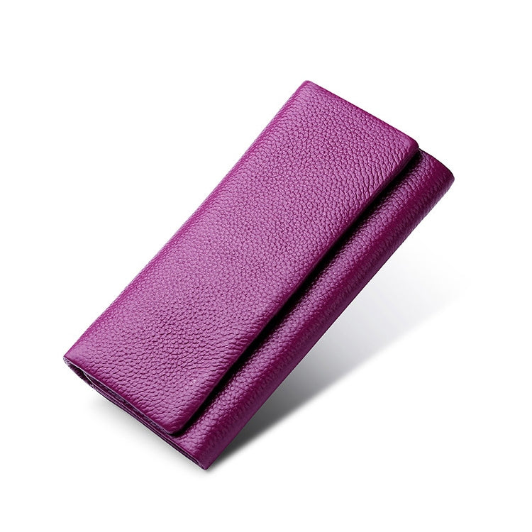 3591C Multi-function Litchi Texture Leather Wallet Large-capacity Purse