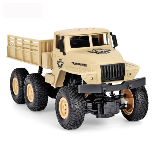 JJR/C 1:18 2.4Ghz 4 Channel Remote Control Dongfeng 7 Six-wheeled Armor Truck Vehicle Toy, Dongfeng 7 (Yellow)