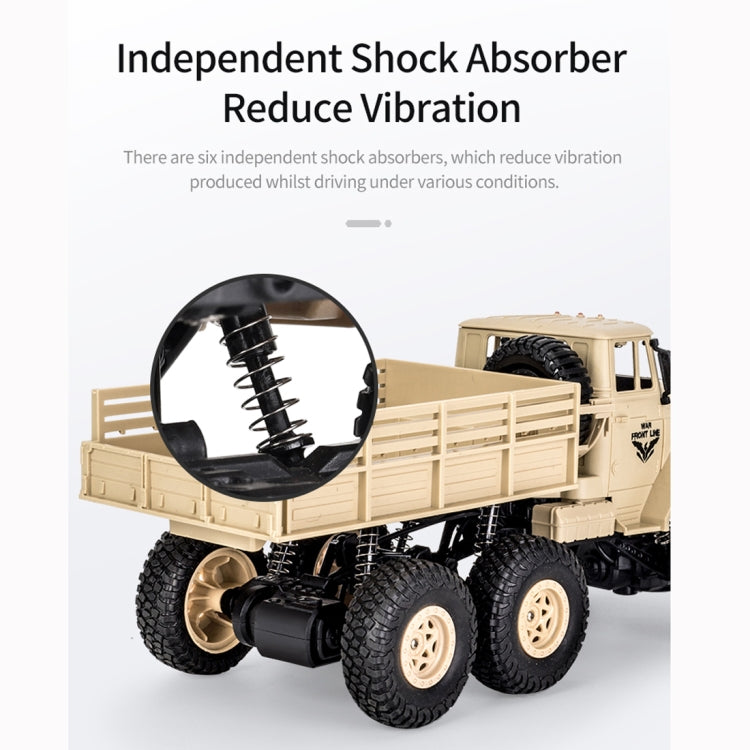JJR/C 1:18 2.4Ghz 4 Channel Remote Control Dongfeng 8 Six-wheeled Armor Truck Vehicle Toy, Dongfeng 8 (Yellow), Dongfeng 8 (Green)