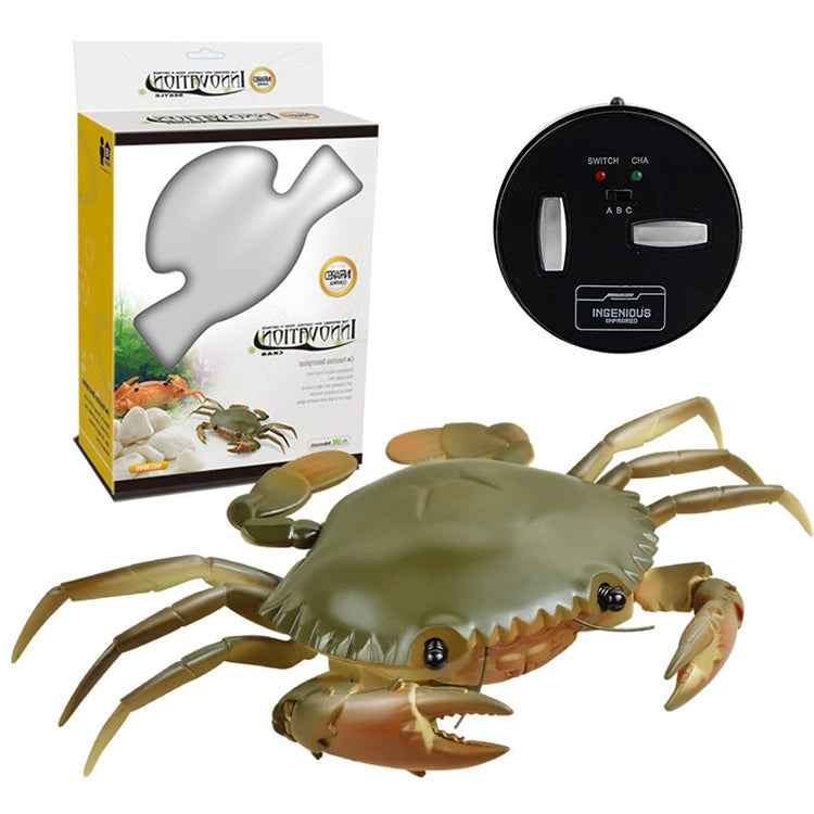 9995 Infrared Sensor Remote Control Simulated Crab Creative Children Electric Tricky Toy Model