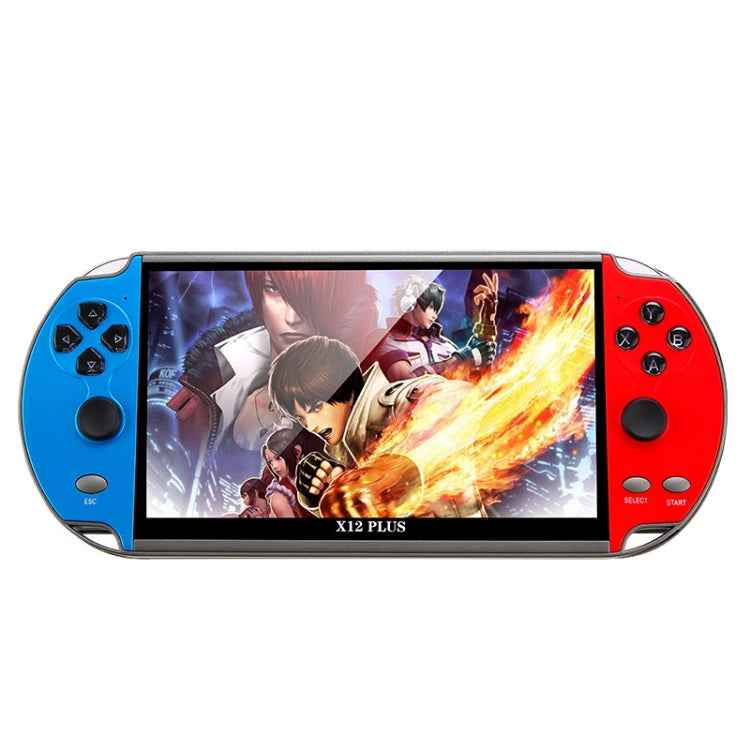 Powkiddy X12 Plus Retro Classic Games Handheld Game Console with 7 inch HD Screen & 16GB Memory, Support MP4 / E-book