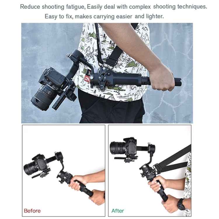 STARTRC Thickening Stress Relieving Neck Strap Lanyard Hang Rope Buckle for DJI RONIN RS-2 /  RONIN RS-C2
