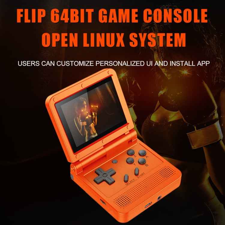 Powkiddy V90 3.0 inch IPS Screen 64-bit Retro Handheld Game Console with 16GB Memory