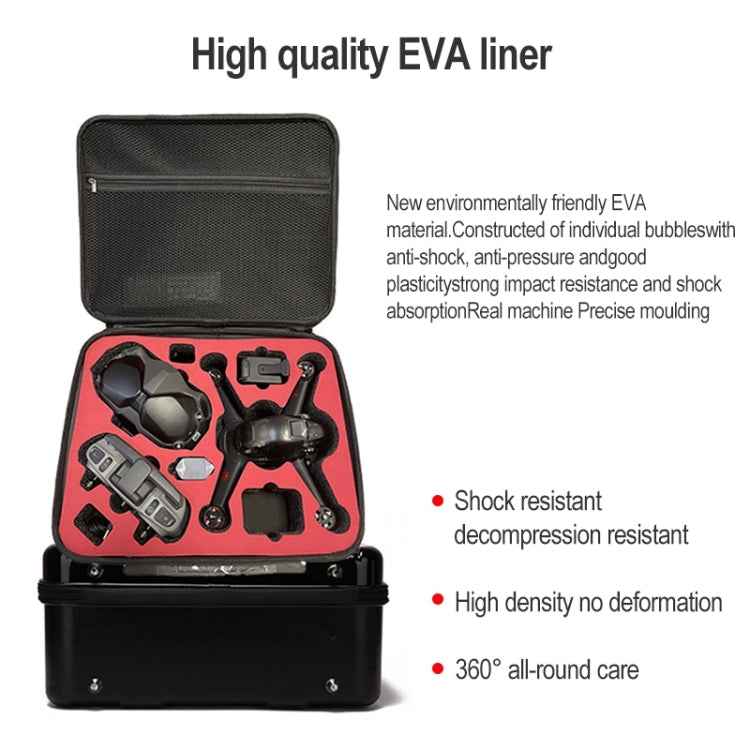 Portable Hard Case Carrying Travel Storage Box Waterproof Hard Case Storage Bag for DJI FPV