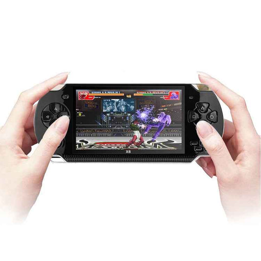 X6 4.3 inch Screen Retro Portable Game Console with 3MP Camera, Built-in 10000 Games, Supports E-book / Recording / Music Playing / Video Playing