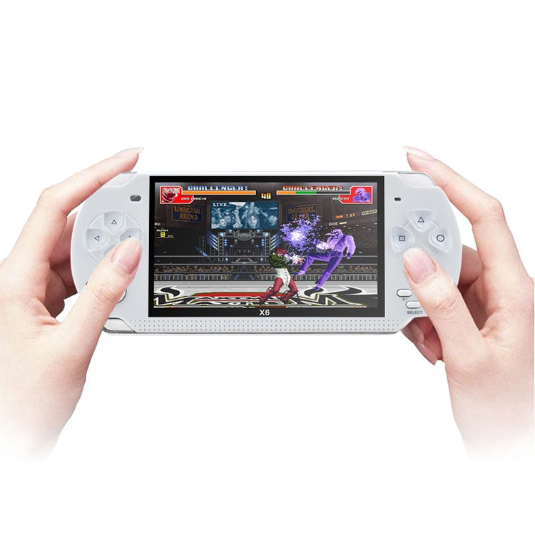 X6 4.3 inch Screen Retro Portable Game Console with 3MP Camera, Built-in 10000 Games, Supports E-book / Recording / Music Playing / Video Playing, X6