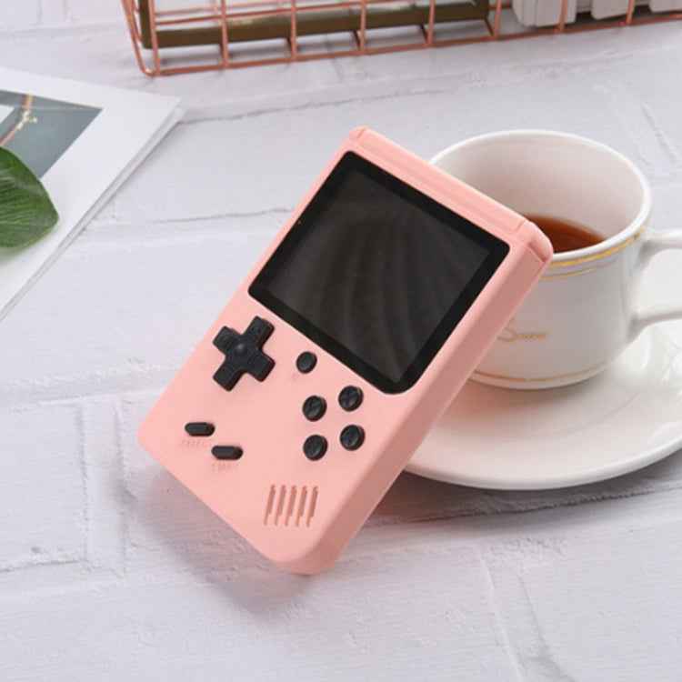 MK500 Macaron Mini Retro Classic Handheld Game Console for Kids Built-in 500 Games, Support AV Output