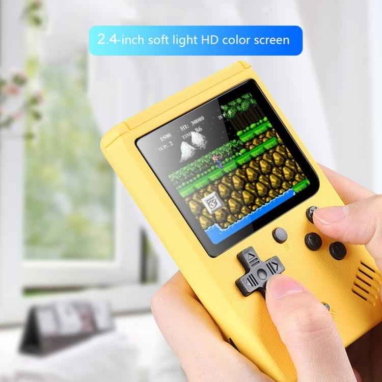 MK500 Macaron Mini Retro Classic Handheld Game Console for Kids Built-in 500 Games, Support AV Output