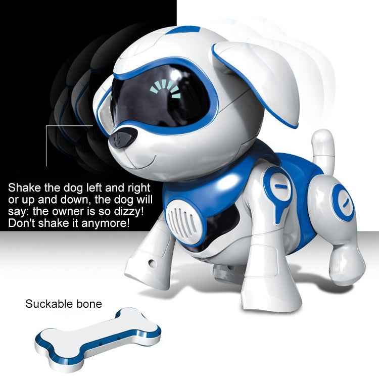 USB Charging Smart Touch Sensing Machine Dog Children Electric Toys, Supports Walking & Gnawing Bones & Lights & Music