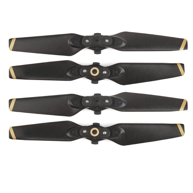 2 Pairs 4730F Foldable Quick-Release CW / CCW Propellers for DJI Spark, For DJI Spark Gold
