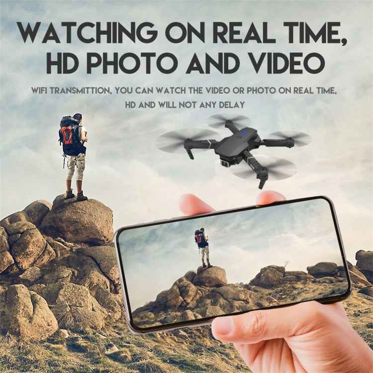 LS-E525 4K Single HD Camera Mini Foldable RC Quadcopter Drone Remote Control Aircraft