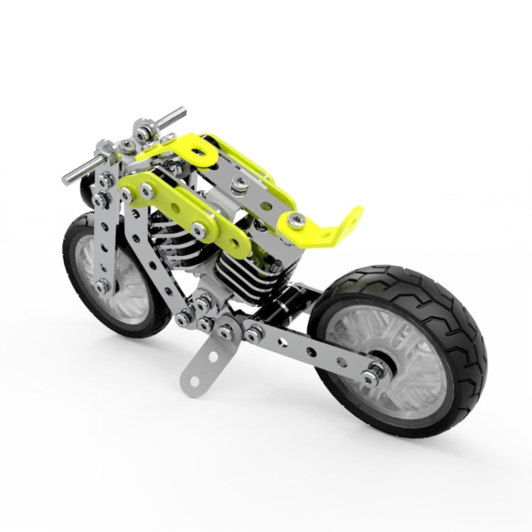 MoFun SW-002 158 PCS DIY Stainless Steel Halley Motorcycle Assembling Blocks