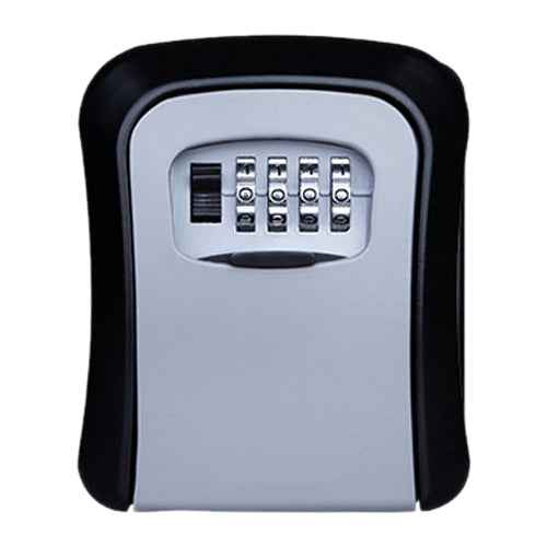 Password Lock Metal Storage Box Door Security Box Wall Cabinet Key Safety Box