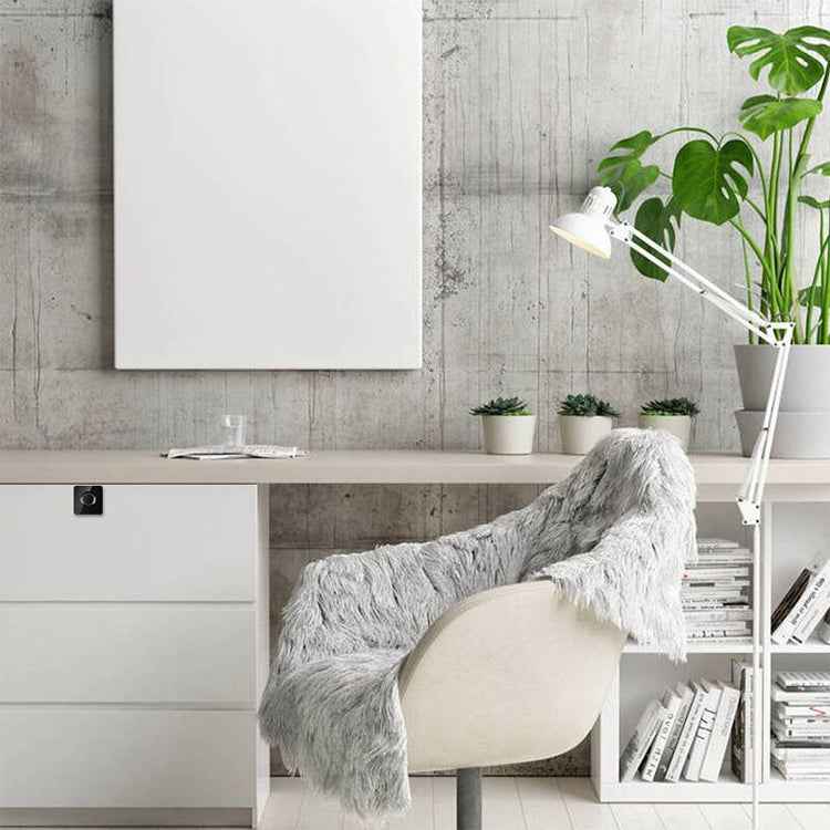 T4 Micro USB Charging Drawer Cabinet Door ABS Smart Fingerprint Lock