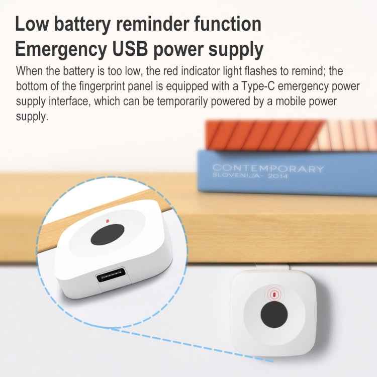 Original Xiaomi Youpin ZNGS06YSB YEELOCK Smart Fingerprint Drawer Cabinet Lock