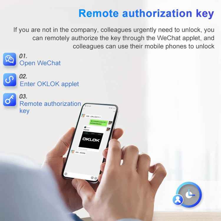 T21FB Micro USB Charging Zinc Alloy Smart Fingerprint + Bluetooth Single Open Drawer Lock File Cabinet Lock