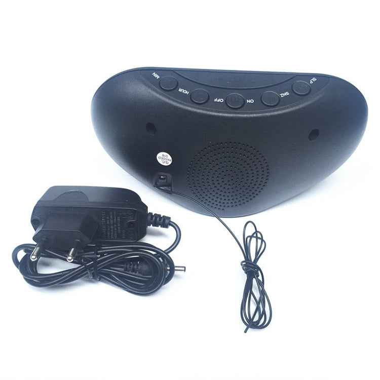 Oval Radio LED Digital Alarm Clock