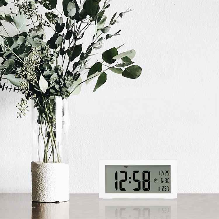 Automatic Night Light Electronic Clock Large Screen Adjustable Backlight Alarm Clock