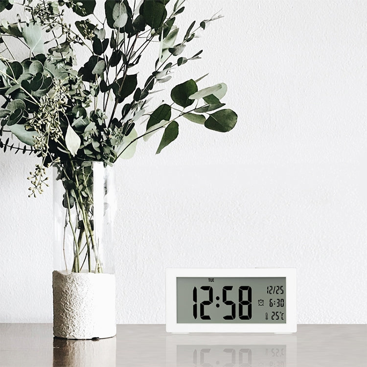 Automatic Night Light Electronic Clock Large Screen Adjustable Backlight Alarm Clock