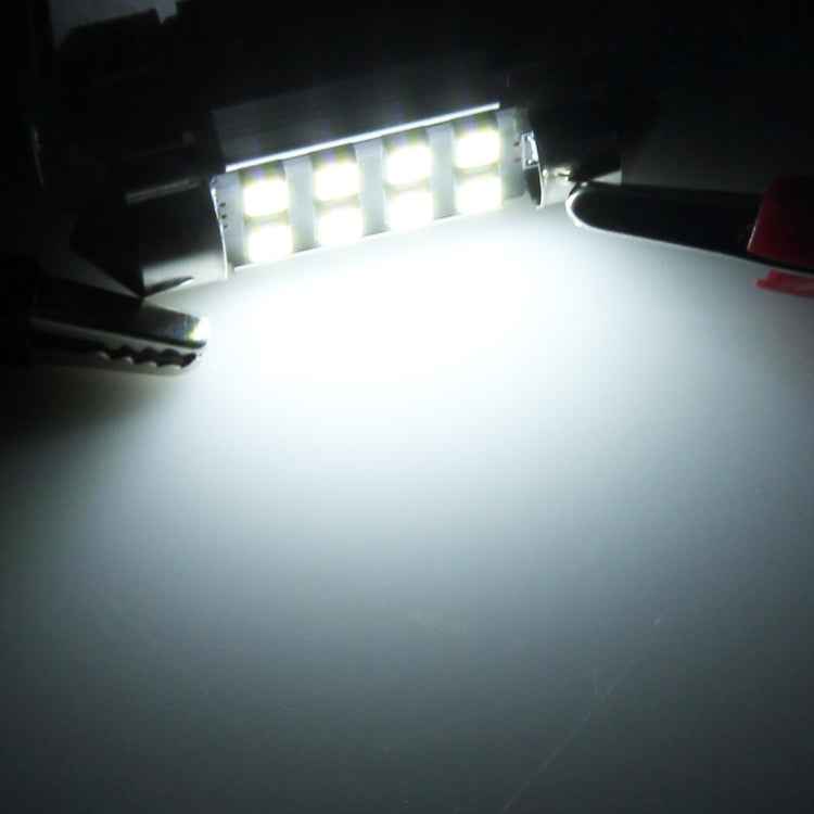 2 PCS 36mm Festoon 3W 300LM White Light 8 LED 3528 SMD Canbus Error-Free Car Reading Lamps,  DC 12