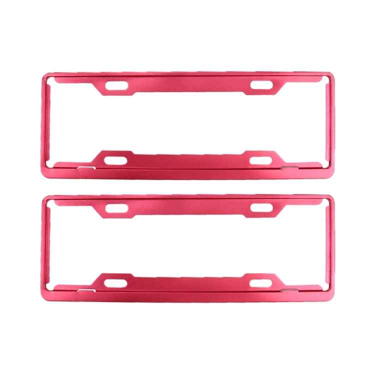 2 PCS Car License Plate Frames Car Styling License Plate Frame Aluminum Alloy Universal License Plate Holder Car Accessories