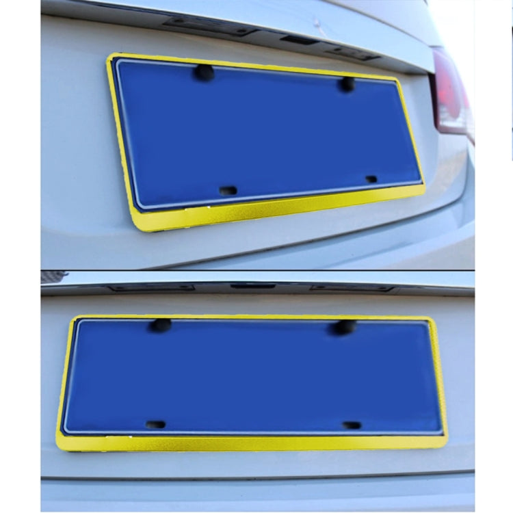 2 PCS Car License Plate Frames Car Styling License Plate Frame Aluminum Alloy Universal License Plate Holder Car Accessories