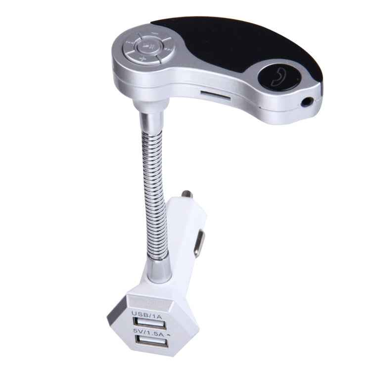 GT86 Dual USB Charger Car Bluetooth FM Transmitter Kit, Support LCD Display / TF Card Music Play / Hands-free