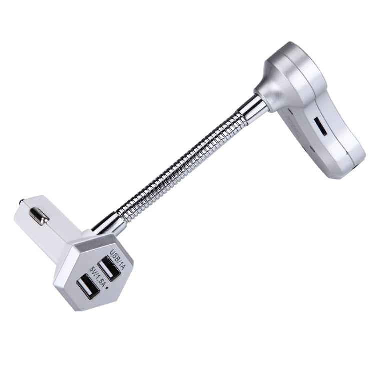 GT86 Dual USB Charger Car Bluetooth FM Transmitter Kit, Support LCD Display / TF Card Music Play / Hands-free