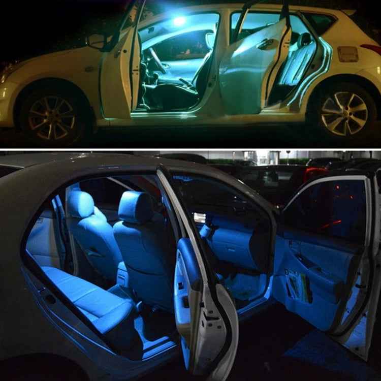 2 PCS Colorful 41MM T10 + Bicuspid Port Remote Control Car Dome Lamp LED Reading Light with 24 LED Lights