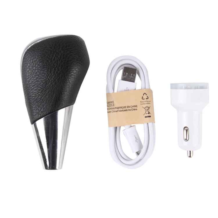 Colorful Car Breathing Racing Dash LED Magic Lamp Pattern Gear Head Shift Knob, Size: 11.5 * 4.1 * 1.4 cm