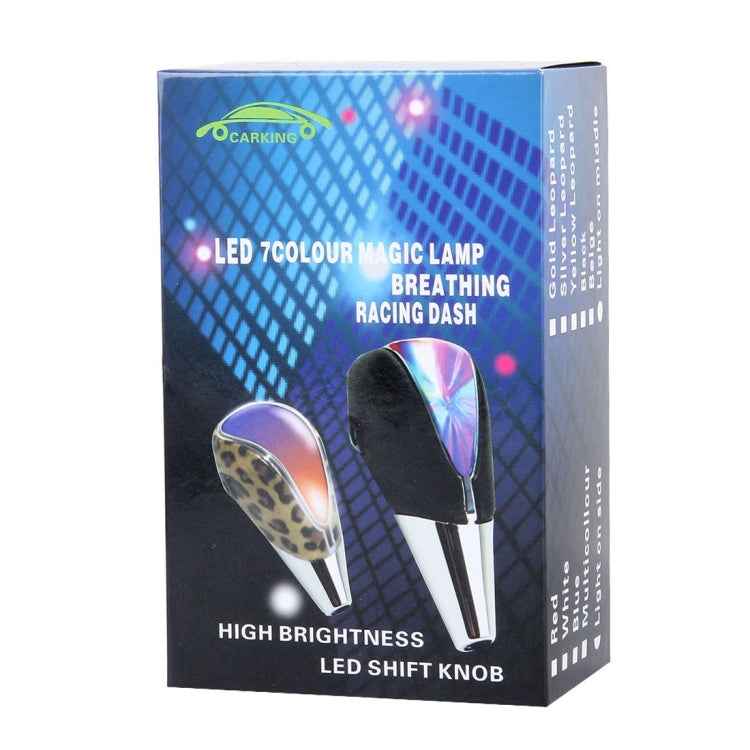 Colorful Car Breathing Racing Dash LED Magic Lamp Pattern Gear Head Shift Knob, Size: 11.5 * 4.1 * 1.4 cm