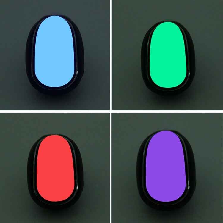 Colorful Car Breathing Racing Dash LED Magic Lamp Pattern Gear Head Shift Knob, Size: 11.5 * 4.1 * 1.4 cm