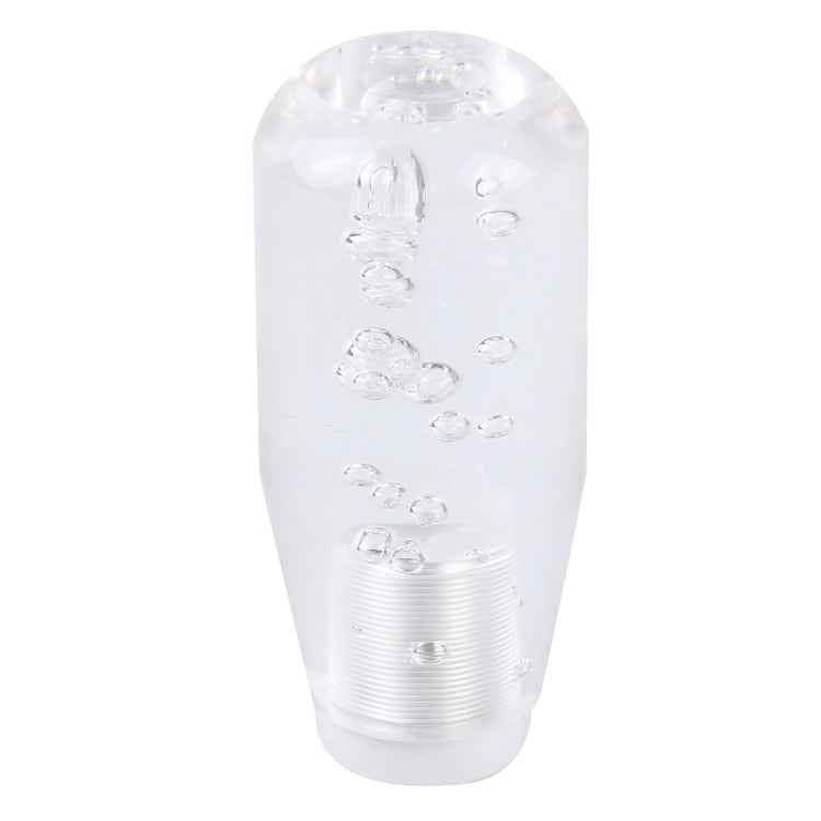 Crystal Car Breathing Racing Dash LED Magic Lamp Gear Head Shift Knob with Base, Size: 10.0 * 4.5 * 3.2 cm(Red and Blue)