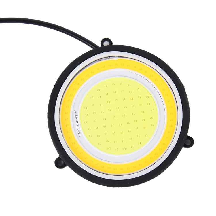 2 PCS DC 12V 10W 6000K Circular Car DRL Daytime Running Lights Lamp