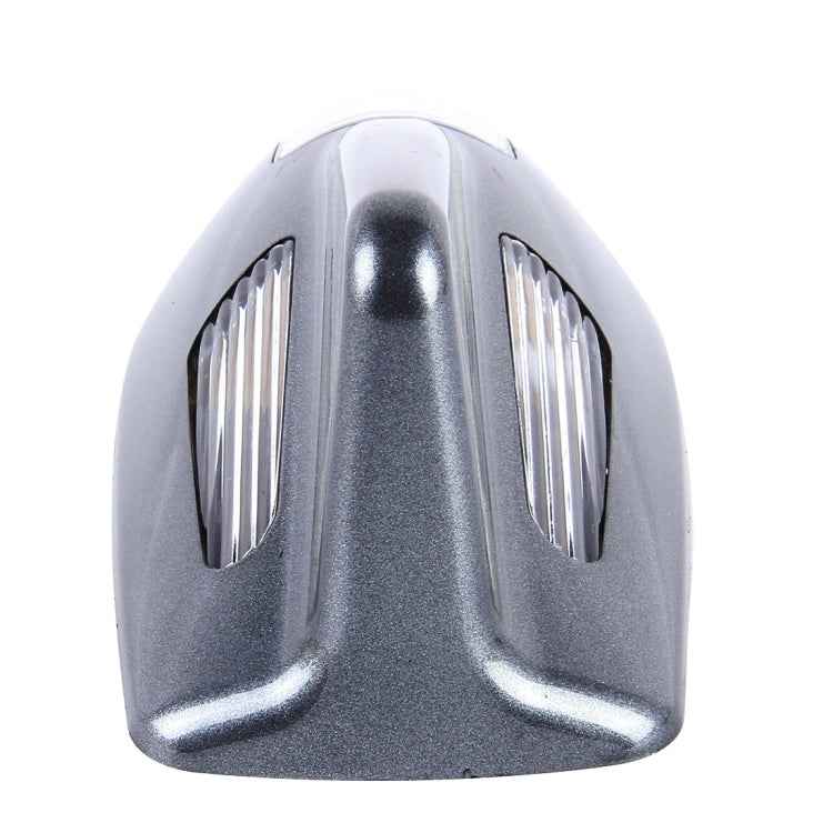 Solar Colorful Light Anti Collision Shark Fin Car Taillight LED Flash Warning Light Caution Light