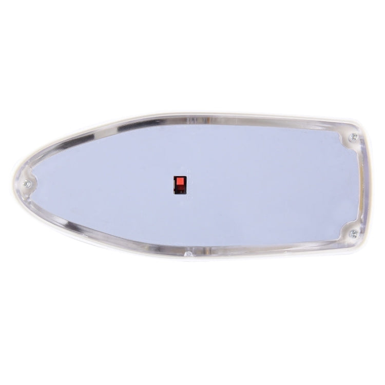Solar Colorful Light Anti Collision Shark Fin Car Taillight LED Flash Warning Light Caution Light